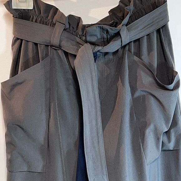 NWOT ATHLETA Skyline Paperbag Waisted Anke Pants Arbor Olive Sz Womens 0 Host - Picture 4 of 7